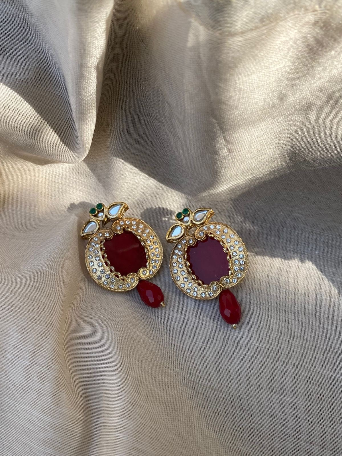 ~ANARKALI KUNDAN EARRINGS~