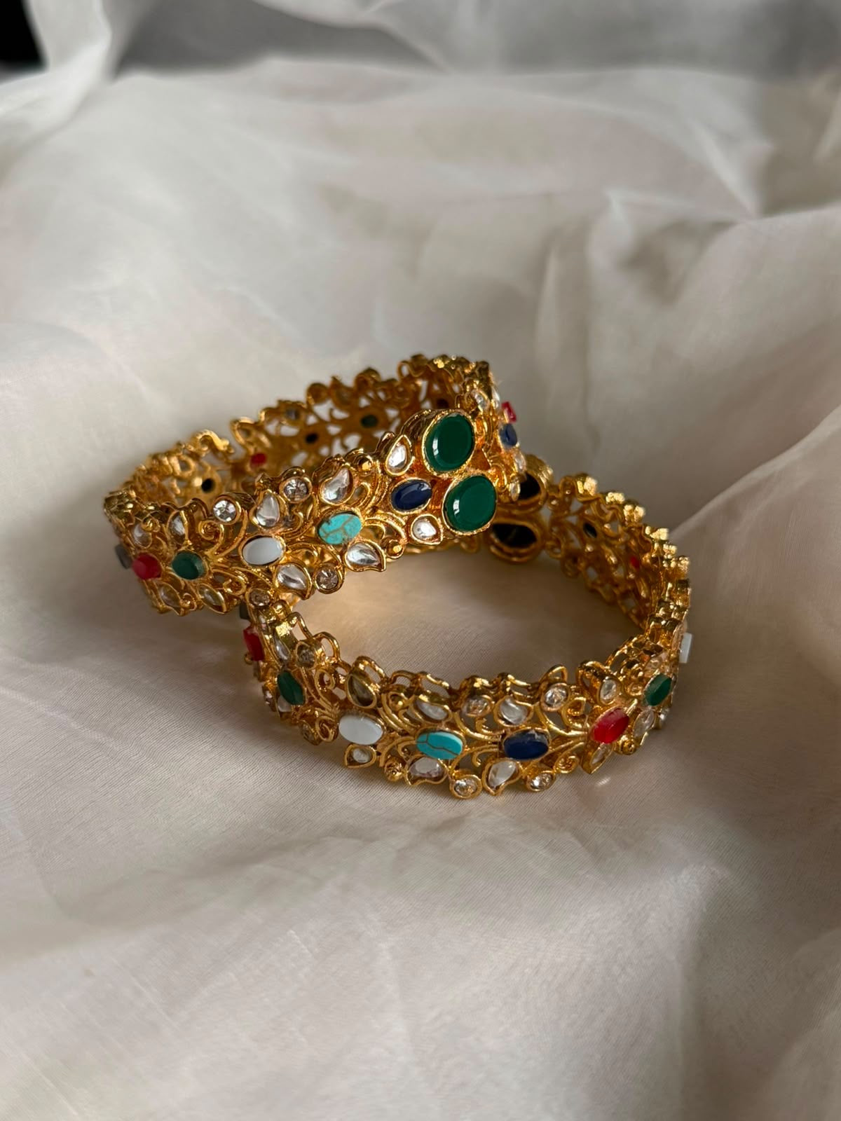 ~RANGREZ KUNDAN BANGLES~