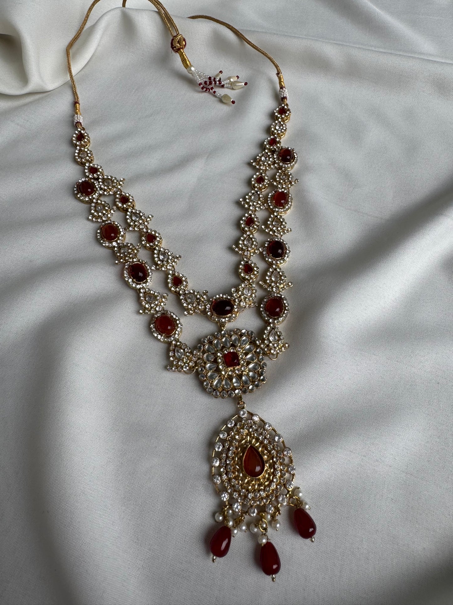 ~RUBY KUNDAN MAALA SET~