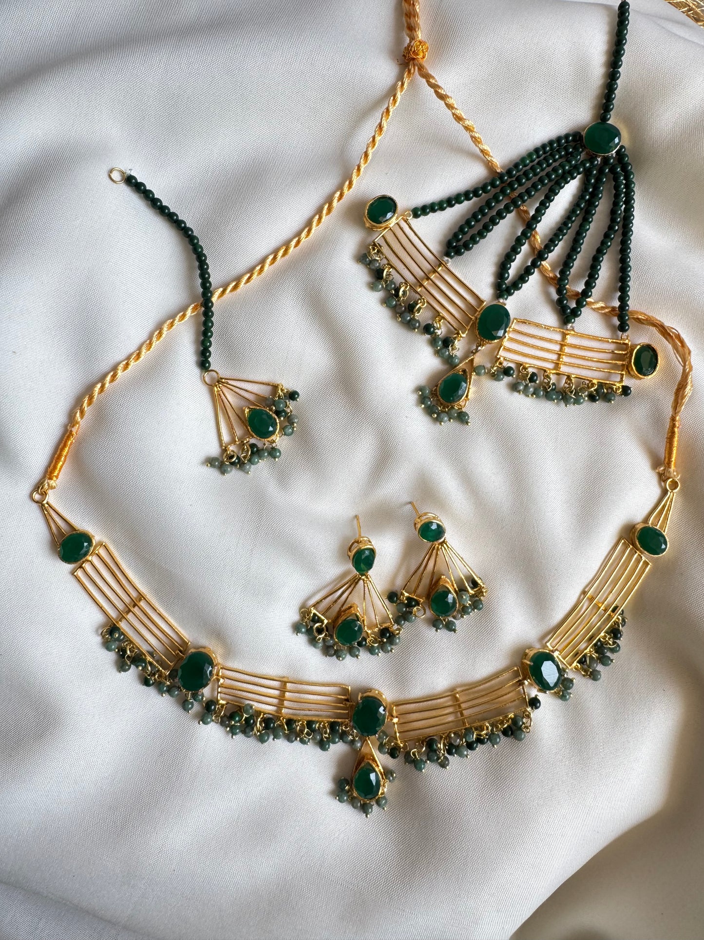 ~MAWRA GOLD PLATED NECKLACE SET~