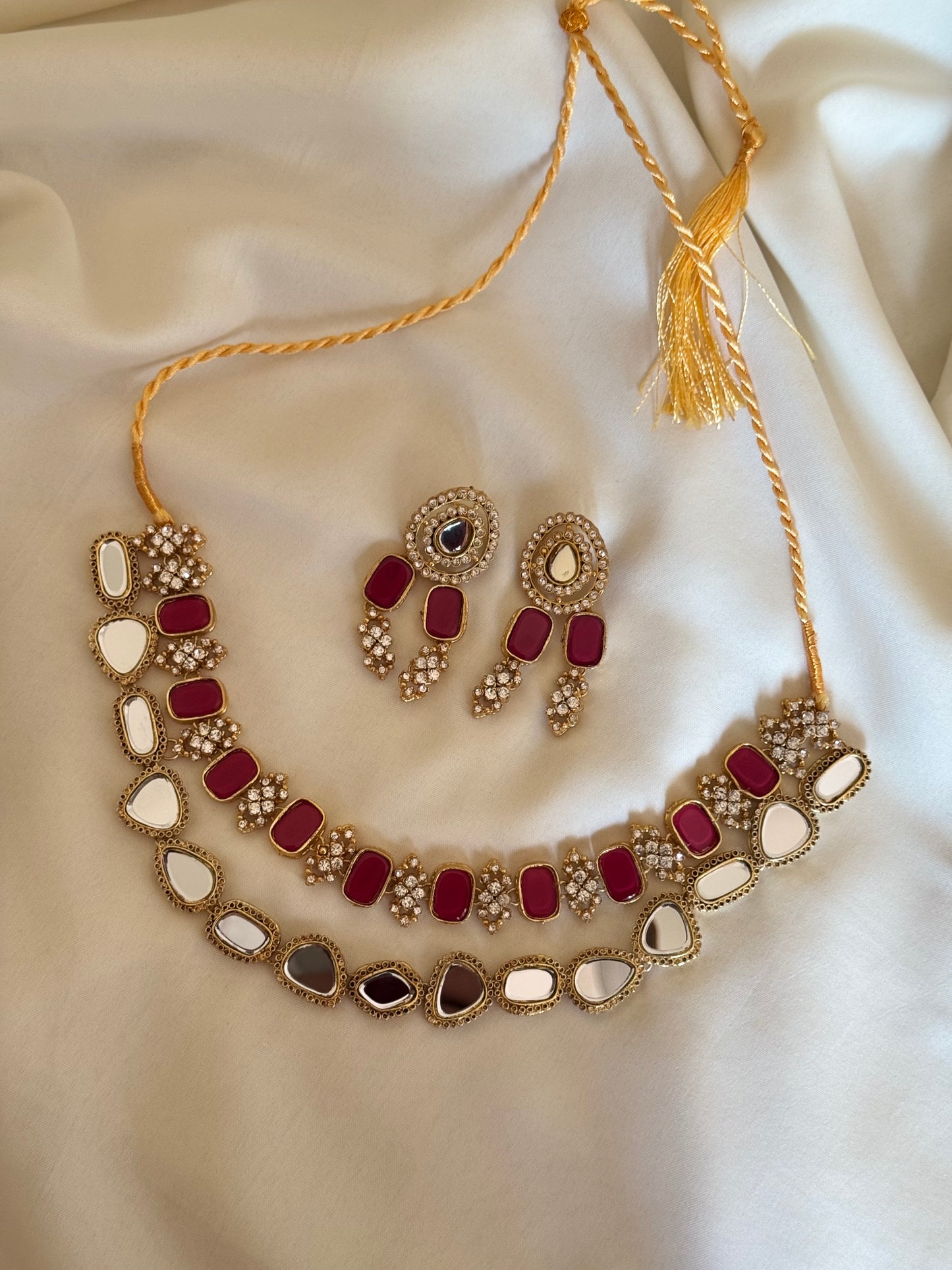 ~HEER KUNDAN NECKLACE SET~