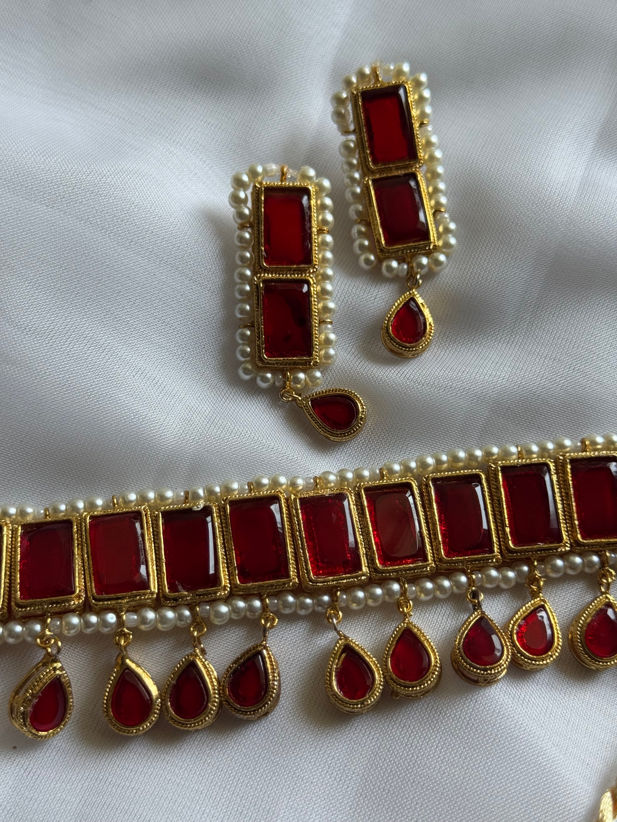 ~TAJDAR KUNDAN CHOKER SET~