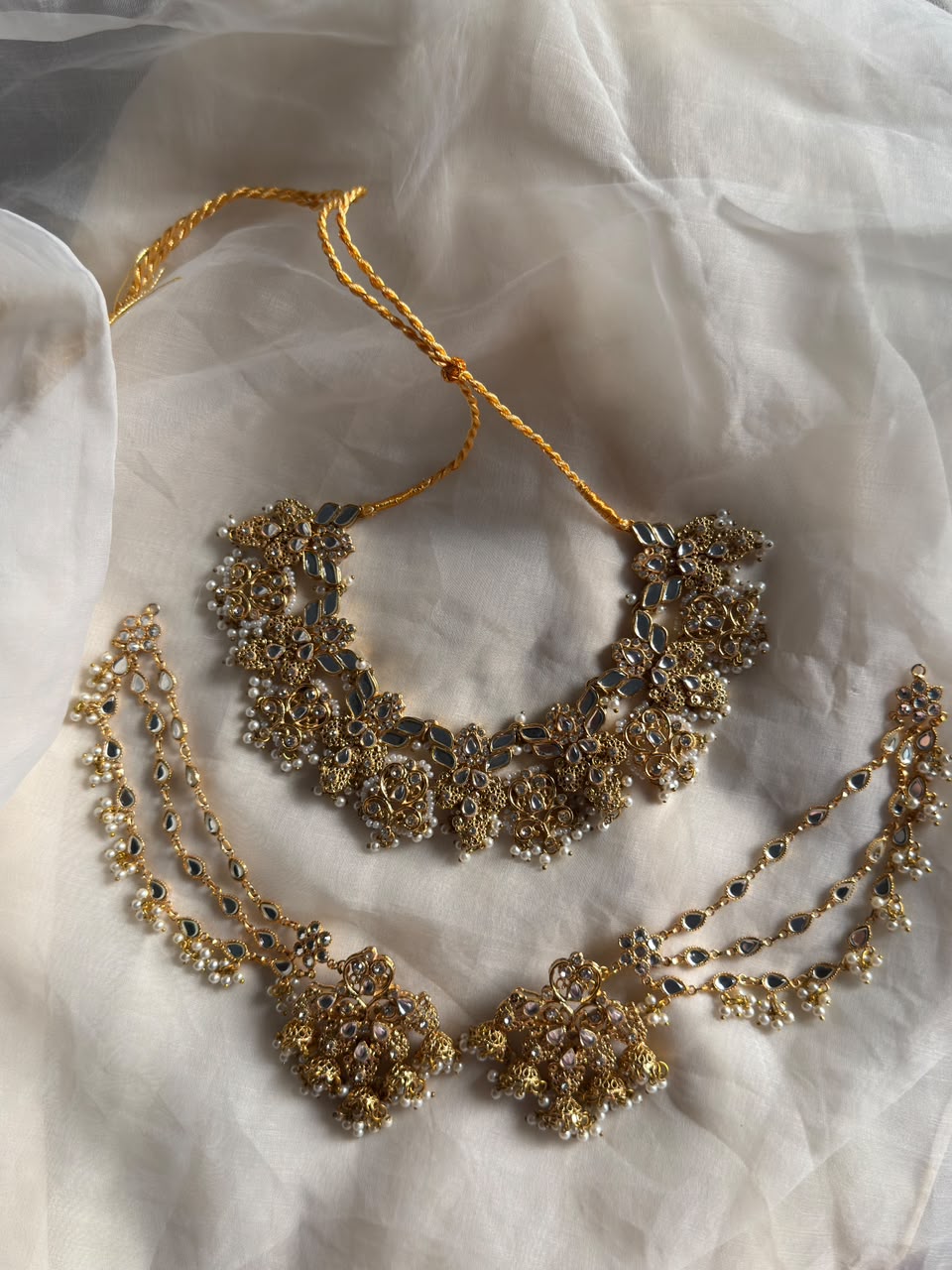 ~HEER KUNDAN NECKLACE SET~