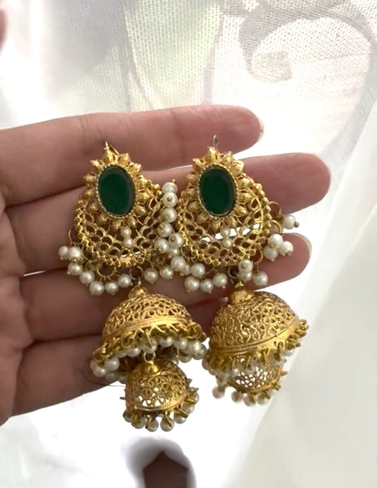~EMERALD JHUMKIS~