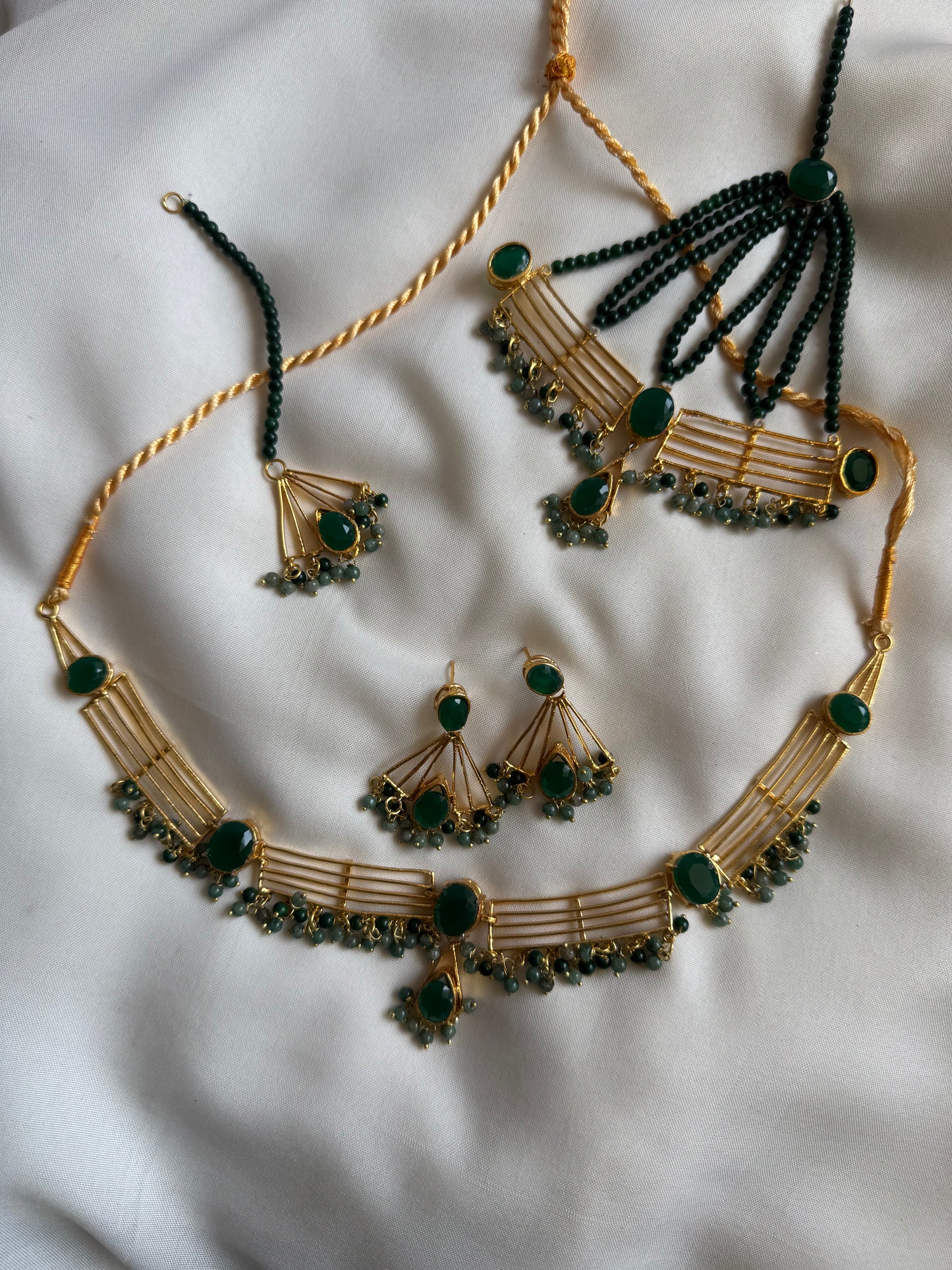 ~MAWRA GOLD PLATED NECKLACE SET~