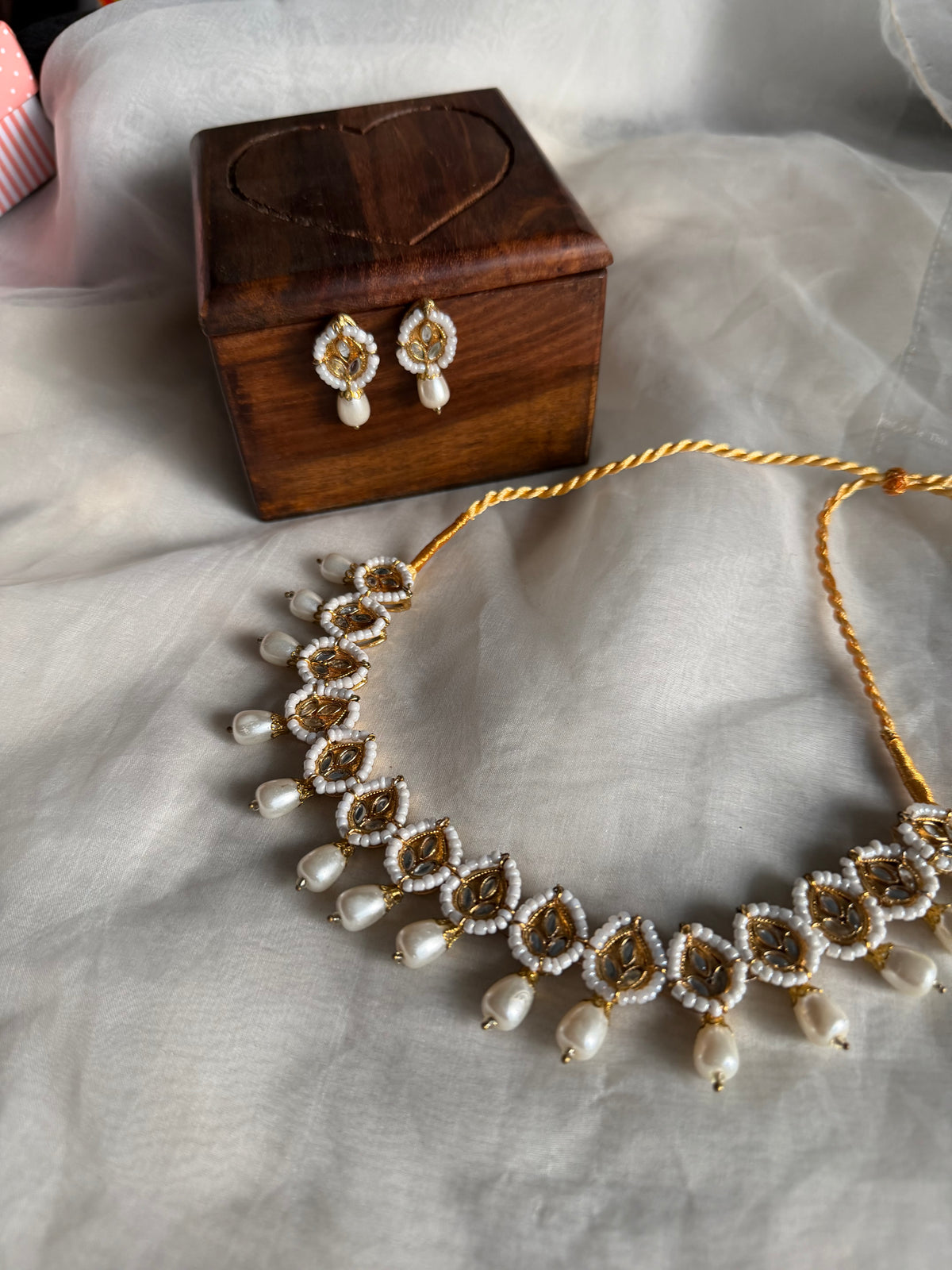 ~DURR-E-NOOR KUNDAN SET~