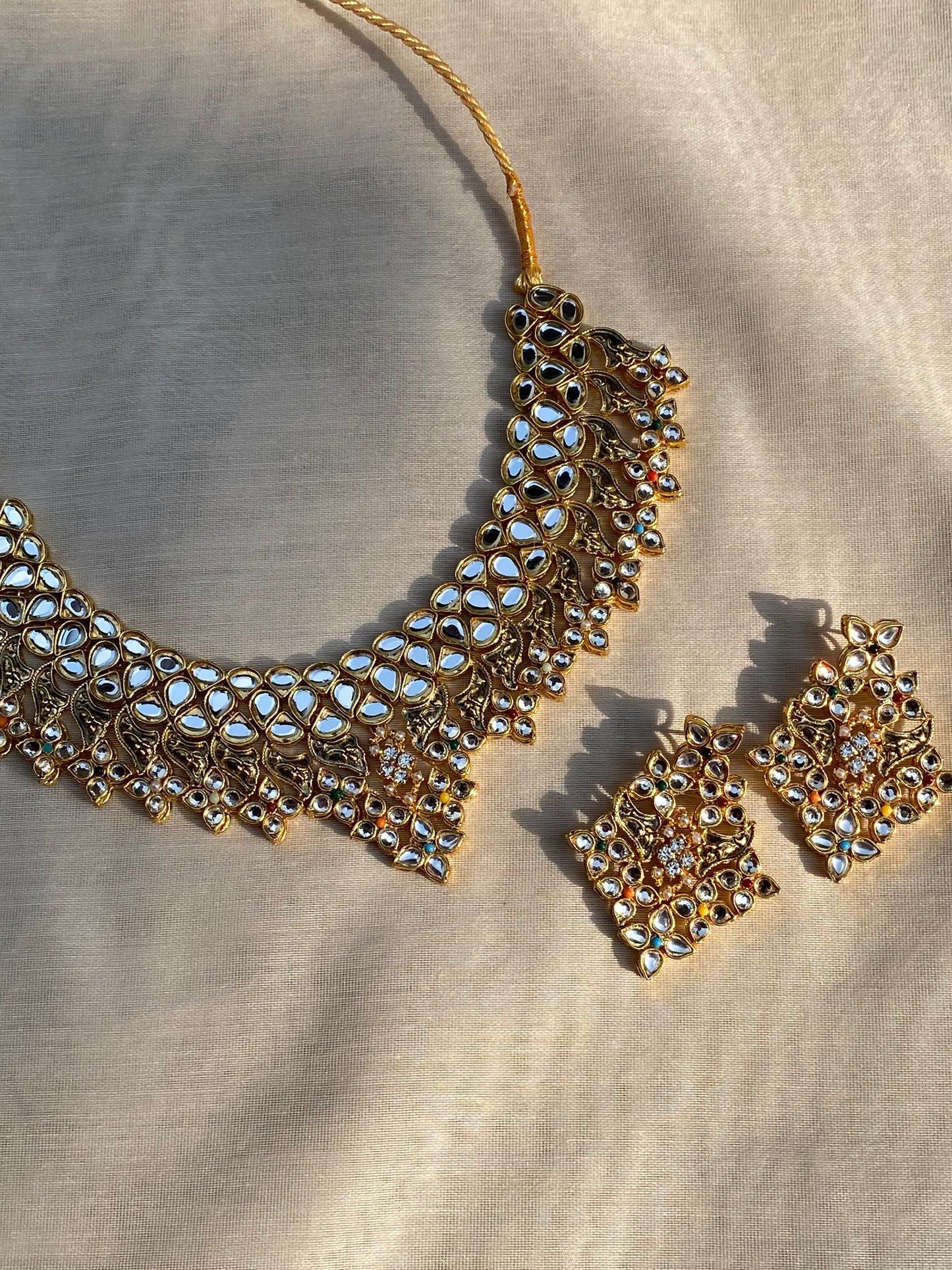 ~MEHER KUNDAN NECKLACE SET~