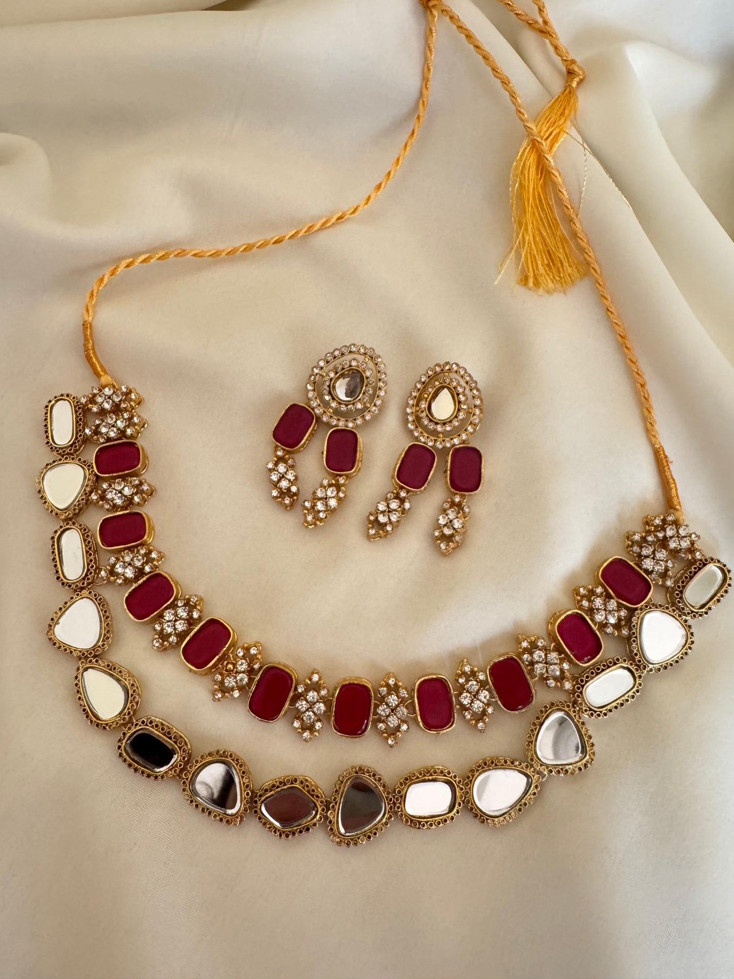~HEER KUNDAN NECKLACE SET~