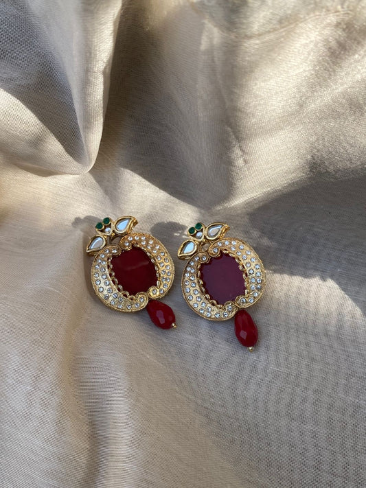 ~ANARKALI KUNDAN EARRINGS~