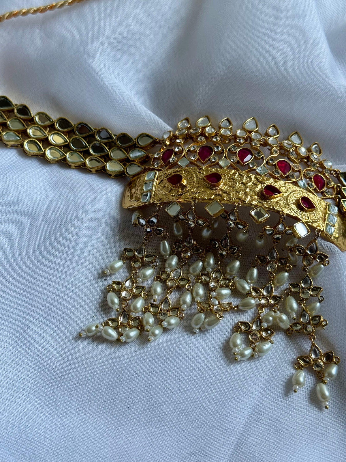 ~TAJ MAHAL KUNDAN CHOKER SET~