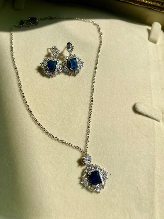 ~SAPPHIRE NECKLACE SET~