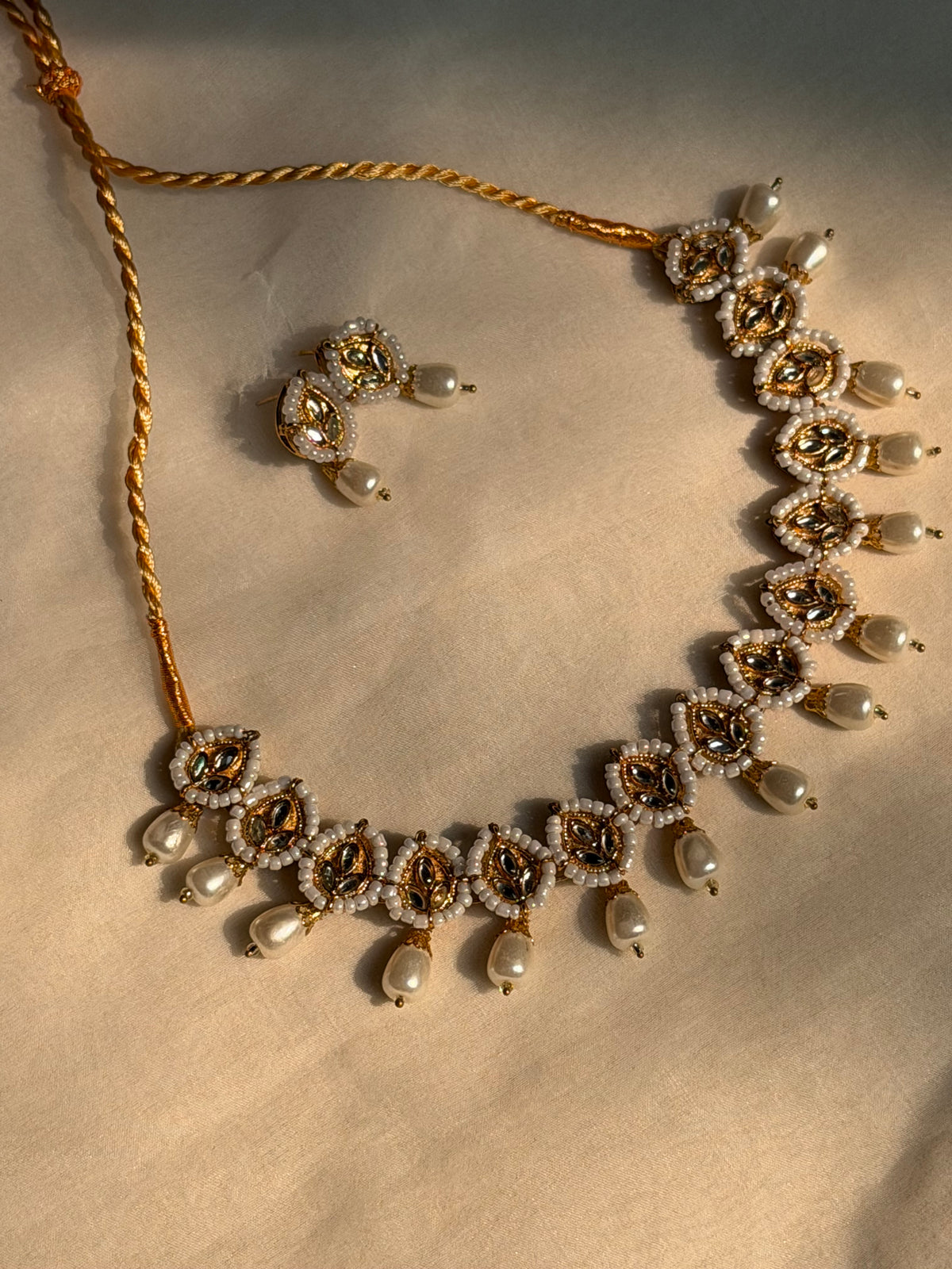 ~DURR-E-NOOR KUNDAN SET~