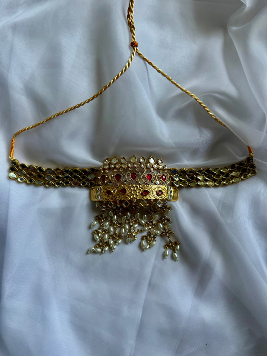 ~TAJ MAHAL KUNDAN CHOKER SET~