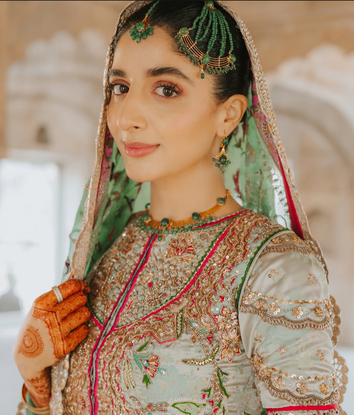 ~MAWRA GOLD PLATED NECKLACE SET~