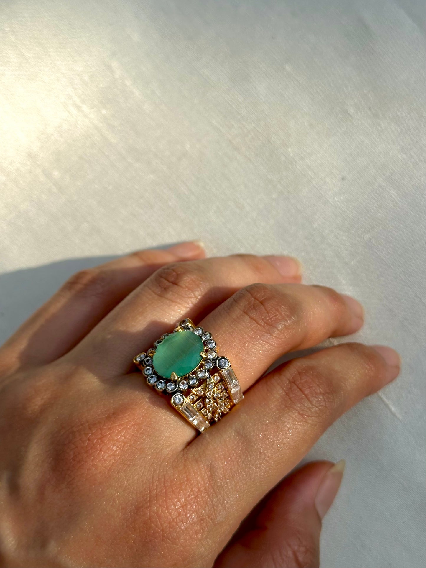 ~SHAHJAHAN ZIRCONIA RING~