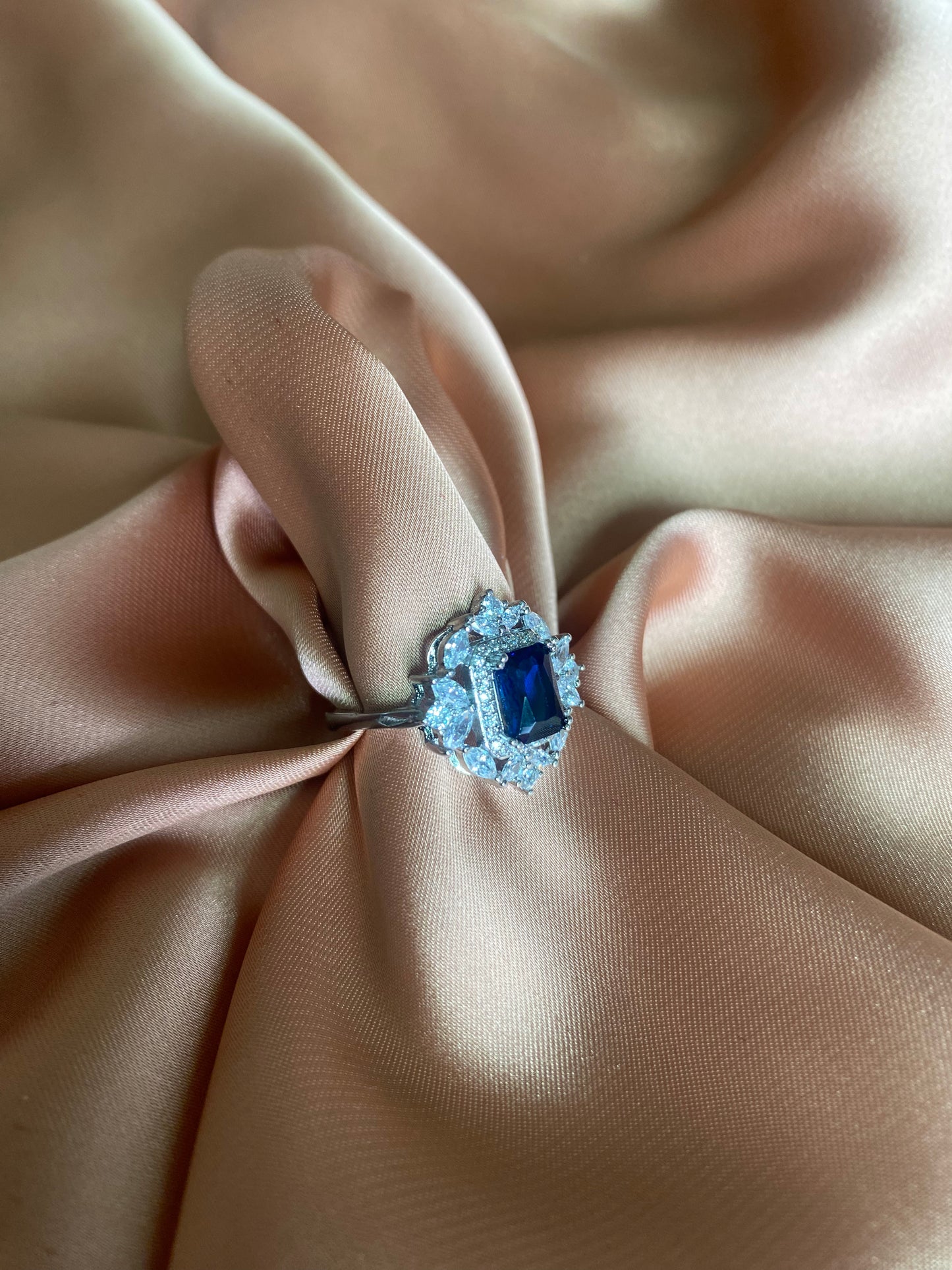 ~ZIRCONIA SAPPHIRE RING~