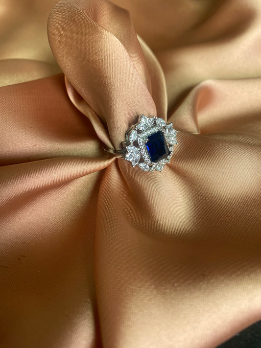 ~ZIRCONIA SAPPHIRE RING~