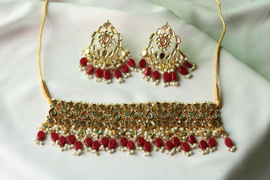 ~JEHAAN KUNDAN NECKLACE SET~